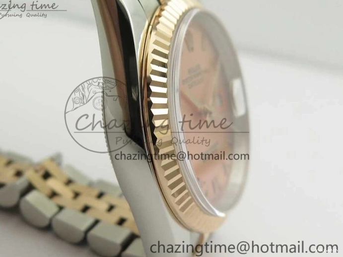 Jubilee RG Dial RG GMF SS 904 Wrapped on RG A2836 Roman Bracelet SS 36mm DateJust Wrapped 116231 0323